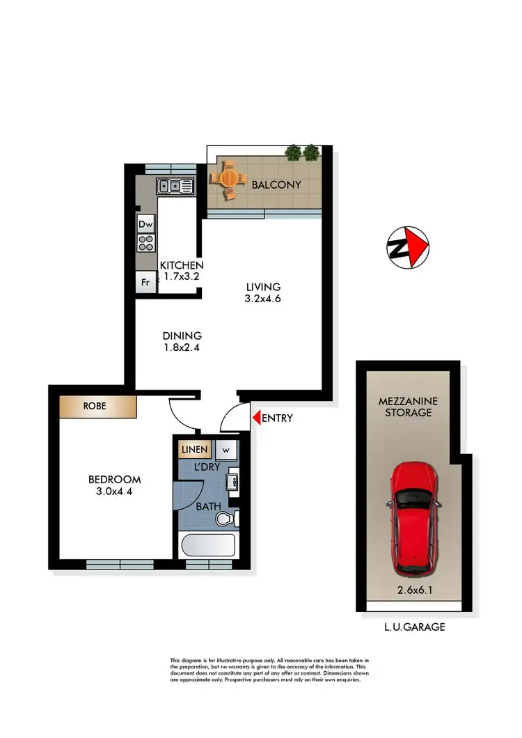 Floorplan of Homely apartment listing, 25/71-79 Avoca Street, Randwick NSW 2031