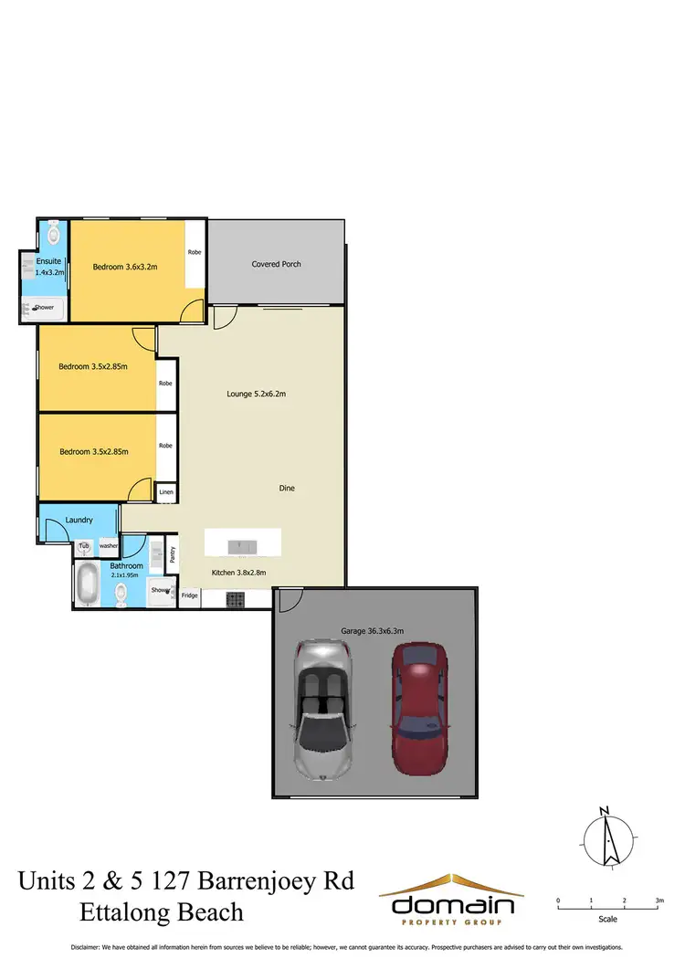 Floorplan of Homely apartment listing, 1 /127 -129 Barrenjoey Road, Ettalong Beach NSW 2257