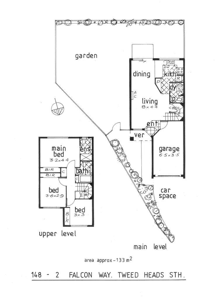 Floorplan of Homely townhouse listing, 148/2 Falcon Way, Tweed Heads South NSW 2486