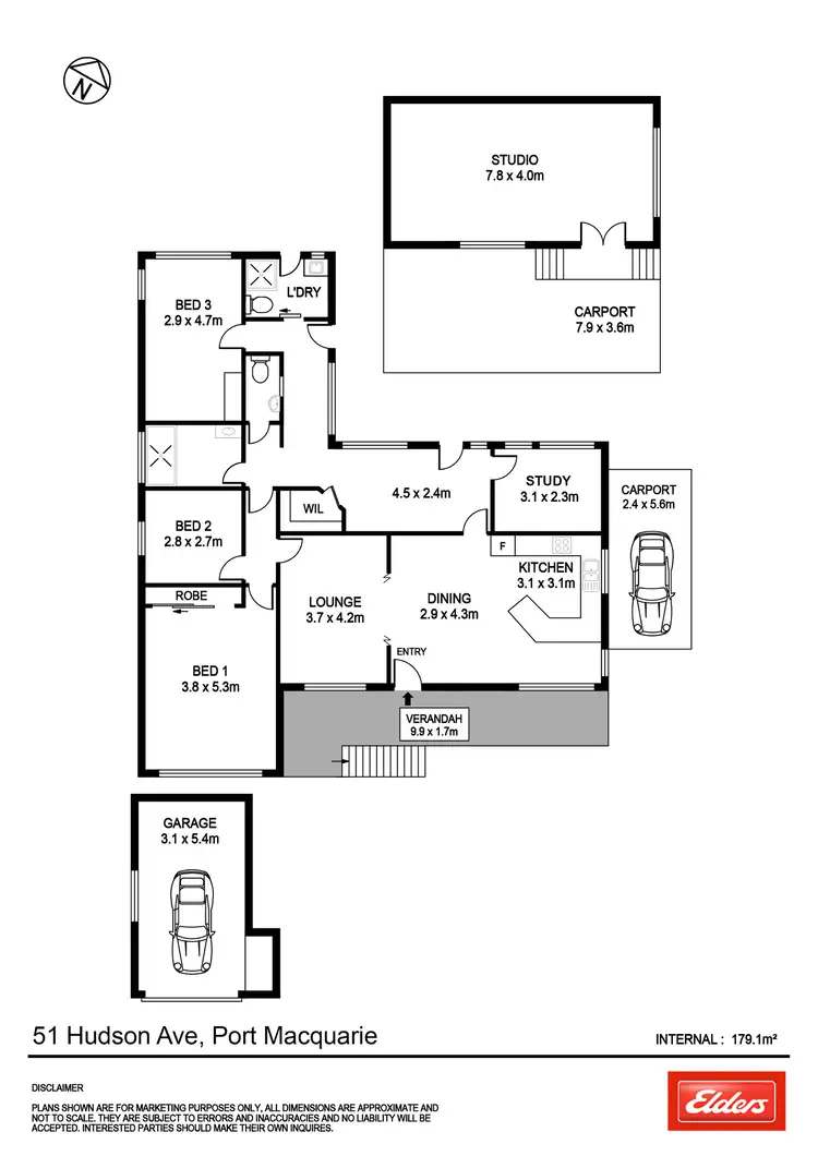 Floorplan of Homely house listing, 51 Hudson Avenue, Port Macquarie NSW 2444