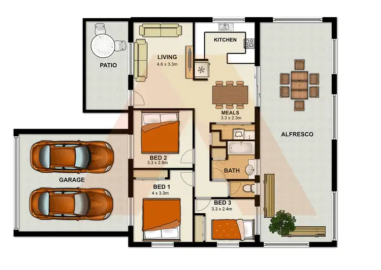 Floorplan of Homely house listing, 22 Errol Street, Loganlea QLD 4131