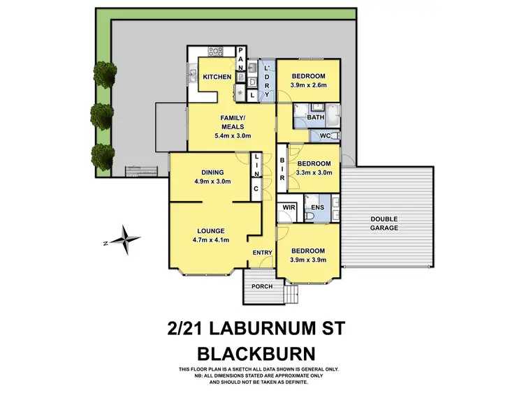 Floorplan of Homely unit listing, 2/21 Laburnum Street, Blackburn VIC 3130