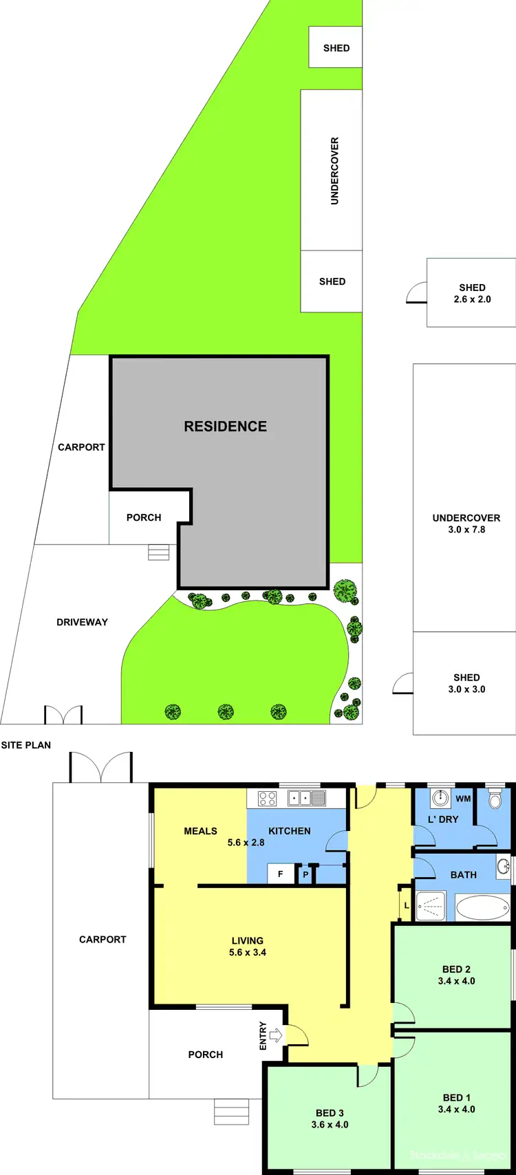 Floorplan of Homely house listing, 180 Railway Crescent, Dallas VIC 3047
