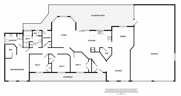 Floorplan of Homely house listing, 1 Cooper Street, Heddon Greta NSW 2321