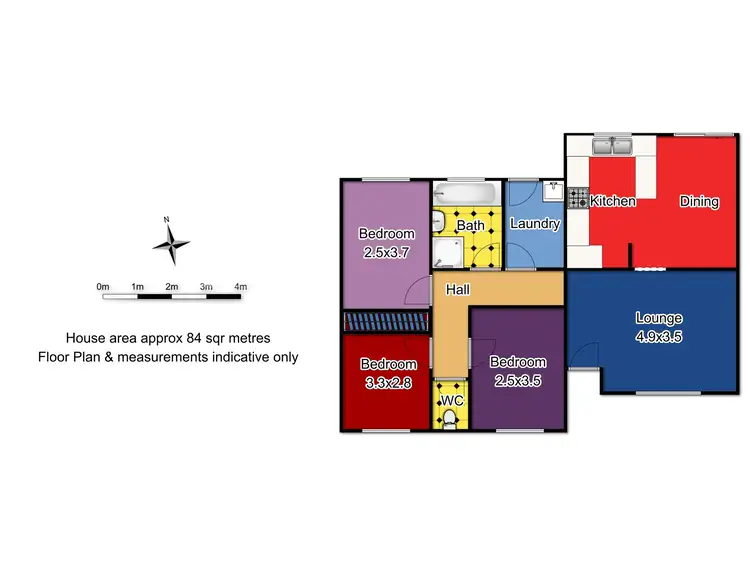 Floorplan of Homely unit listing, 8/87 Gardiner Road, Orange NSW 2800