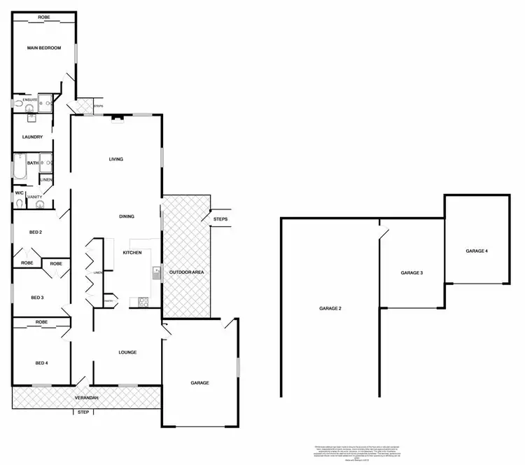 Floorplan of Homely house listing, 292 Morpeth Road, Raworth NSW 2321
