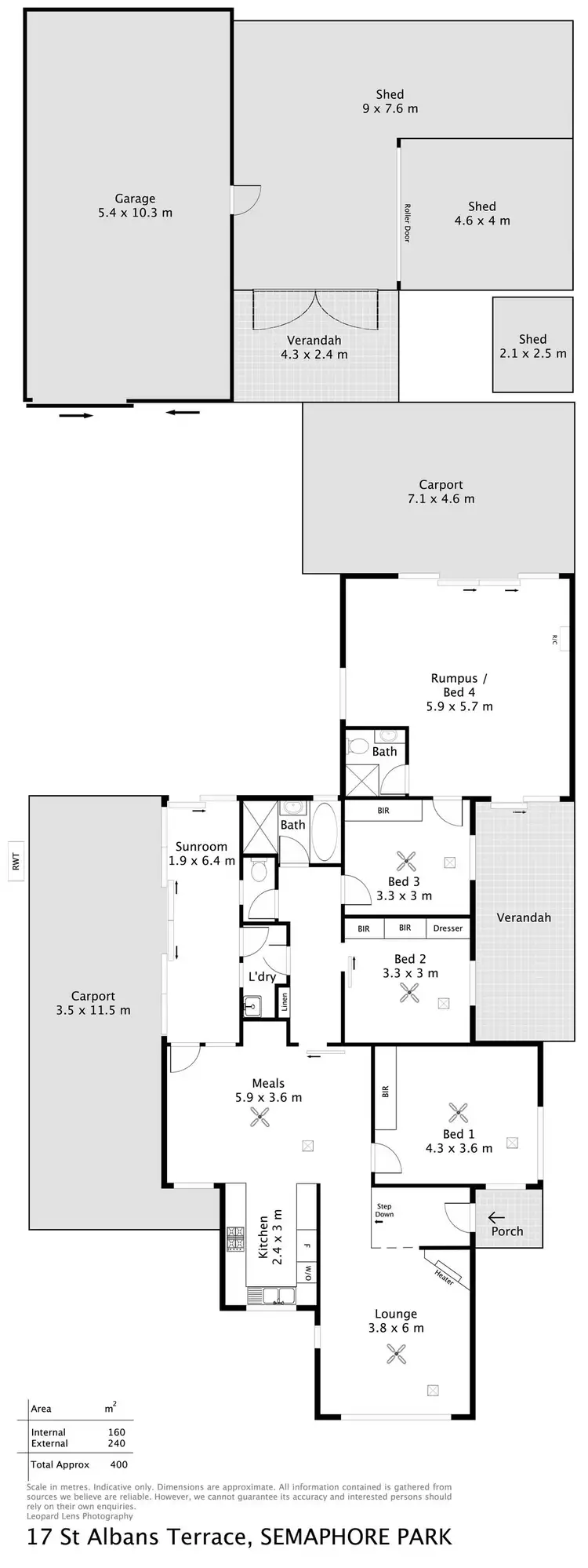 Floorplan of Homely house listing, 17 St Albans Terrace, Semaphore Park SA 5019