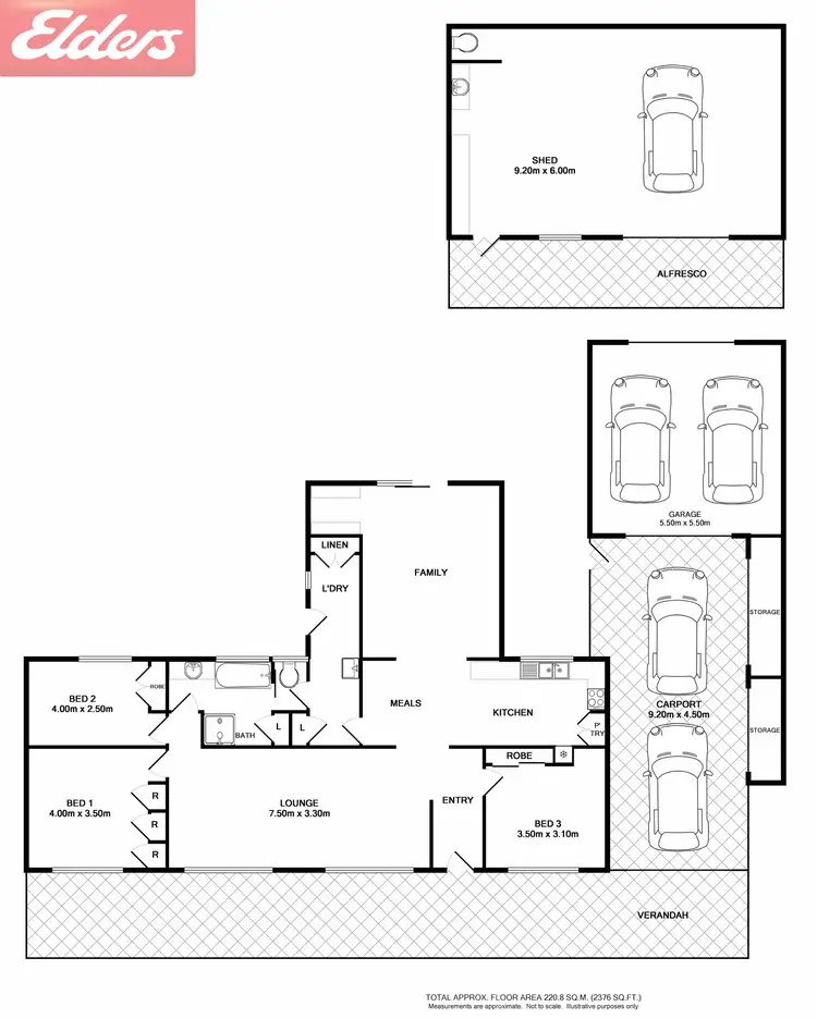 Floorplan of Homely house listing, 489 Barlow Street, Lavington NSW 2641