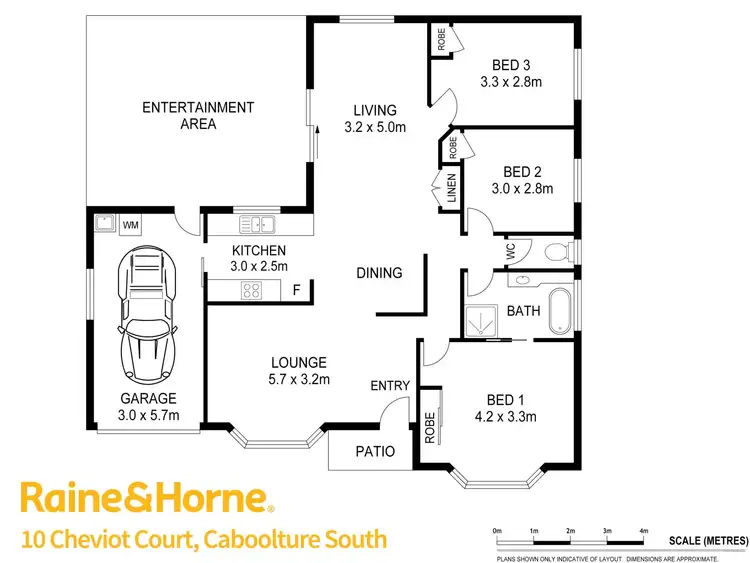 Floorplan of Homely house listing, 10 CHEVIOT COURT, Caboolture South QLD 4510