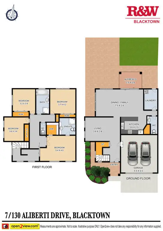 Floorplan of Homely townhouse listing, 7/130 Aliberti Drive, Blacktown NSW 2148