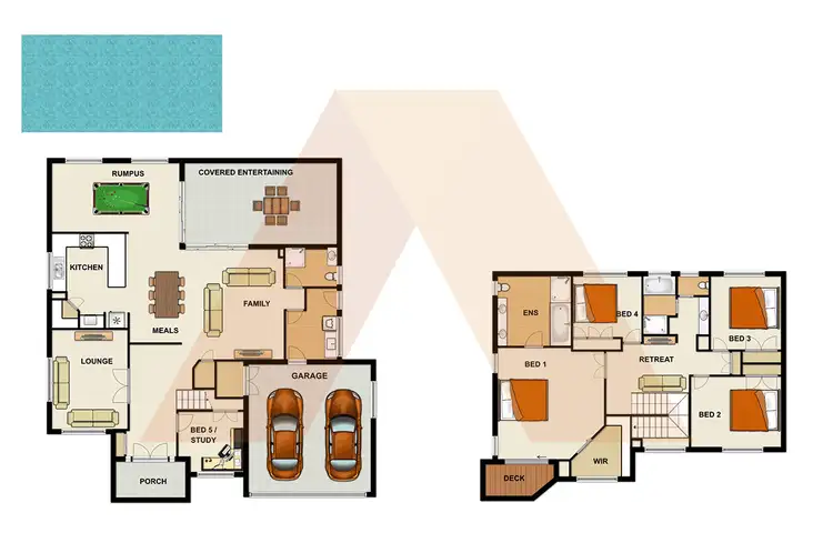 Floorplan of Homely house listing, 22 Steelwood Street, Heathwood QLD 4110
