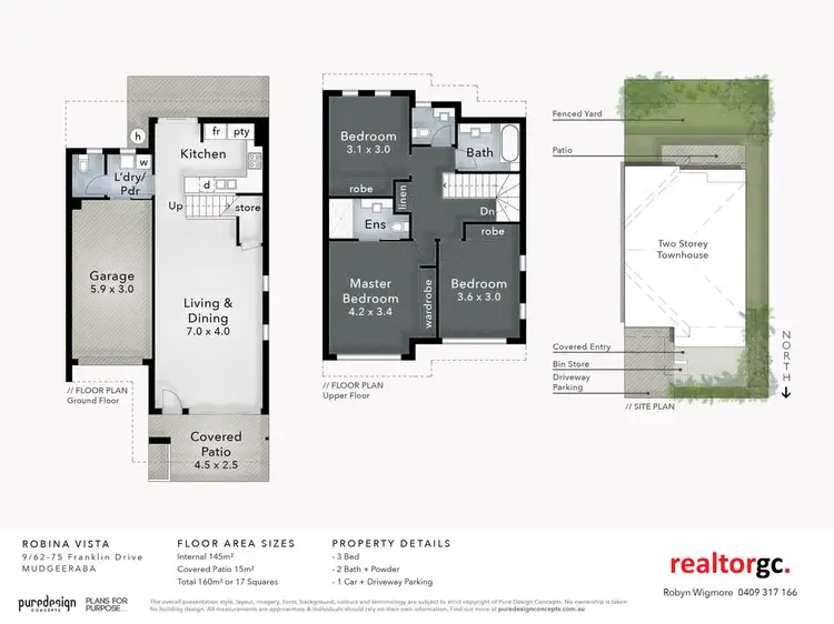 Floorplan of Homely townhouse listing, 9/62-74 Franklin Drive, Mudgeeraba QLD 4213