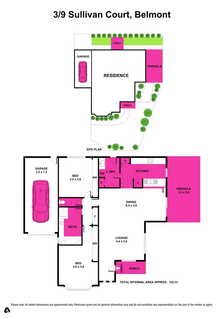 Floorplan of Homely unit listing, 3/9 Sullivan Court, Belmont VIC 3216