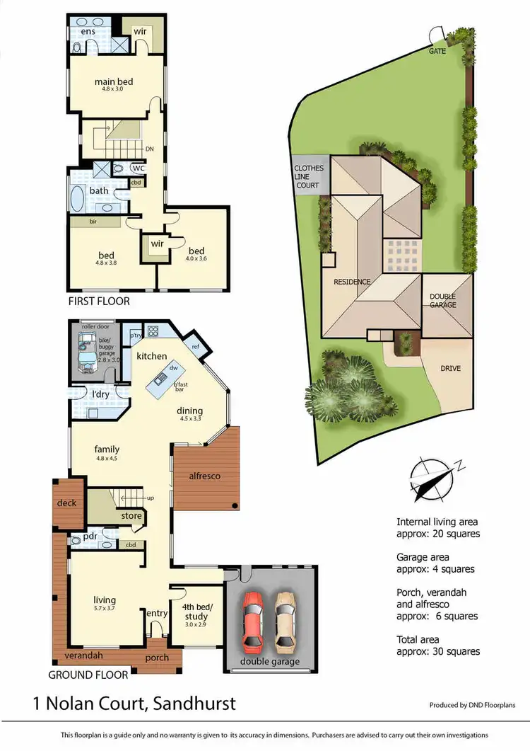 Floorplan of Homely house listing, 1 Nolan Court, Sandhurst VIC 3977