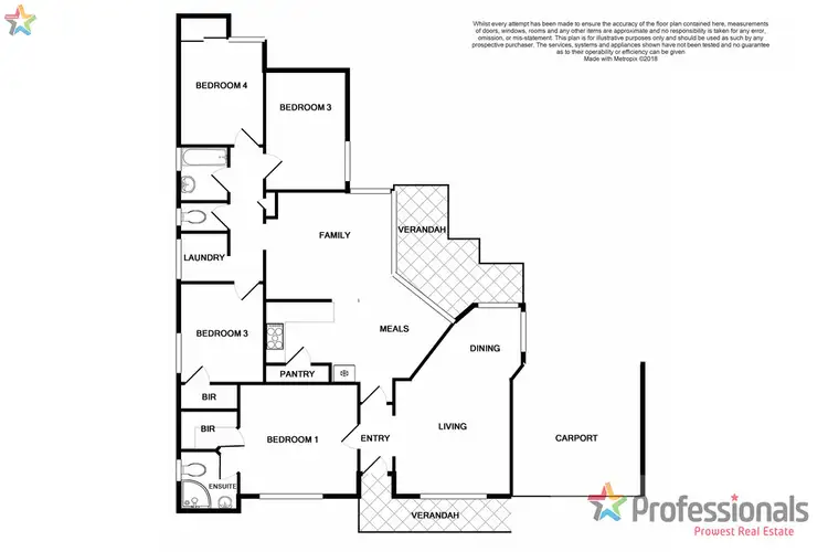 Floorplan of Homely house listing, 4 Witton Court, Willetton WA 6155