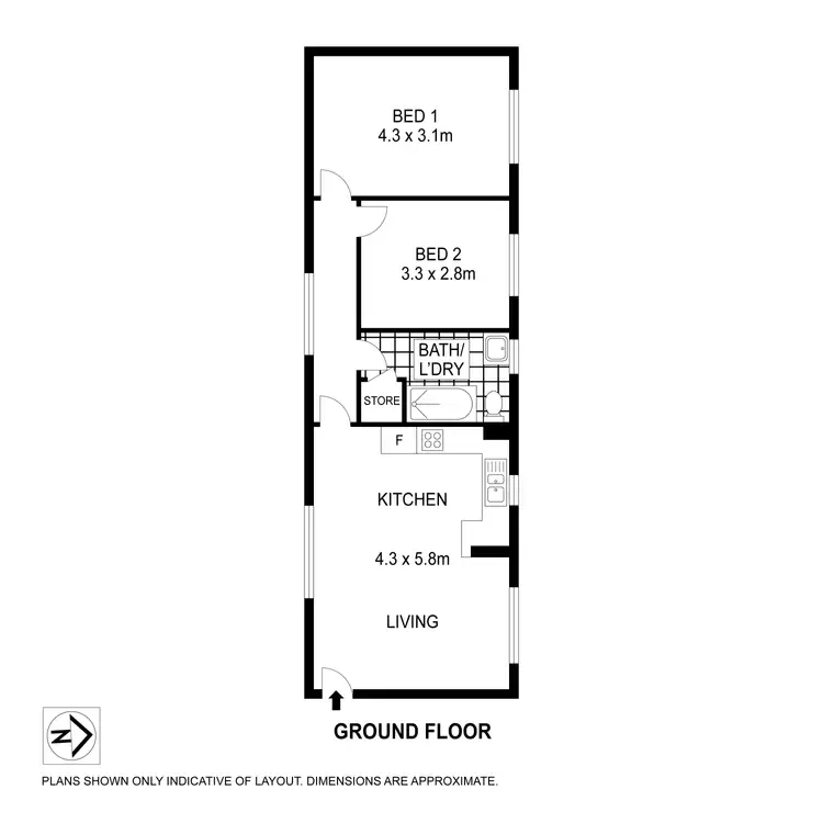 Floorplan of Homely unit listing, 9/9A Tintern Road, Ashfield NSW 2131