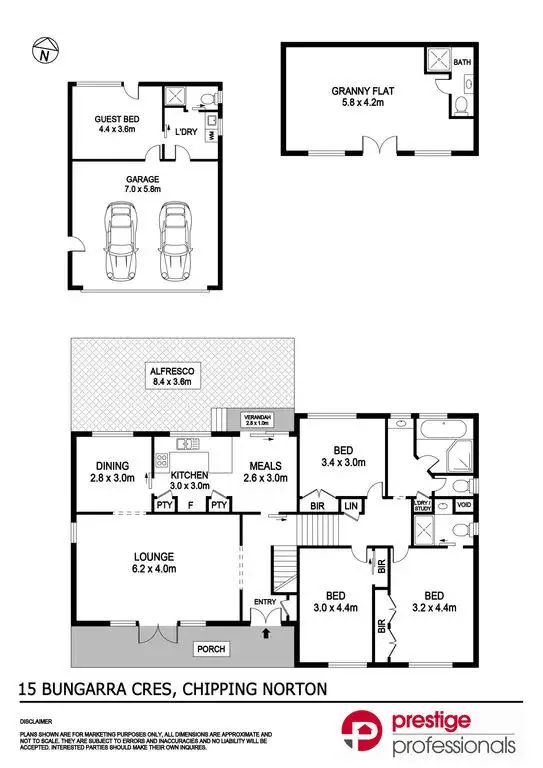 Floorplan of Homely house listing, 15 Bungarra Crescent, Chipping Norton NSW 2170