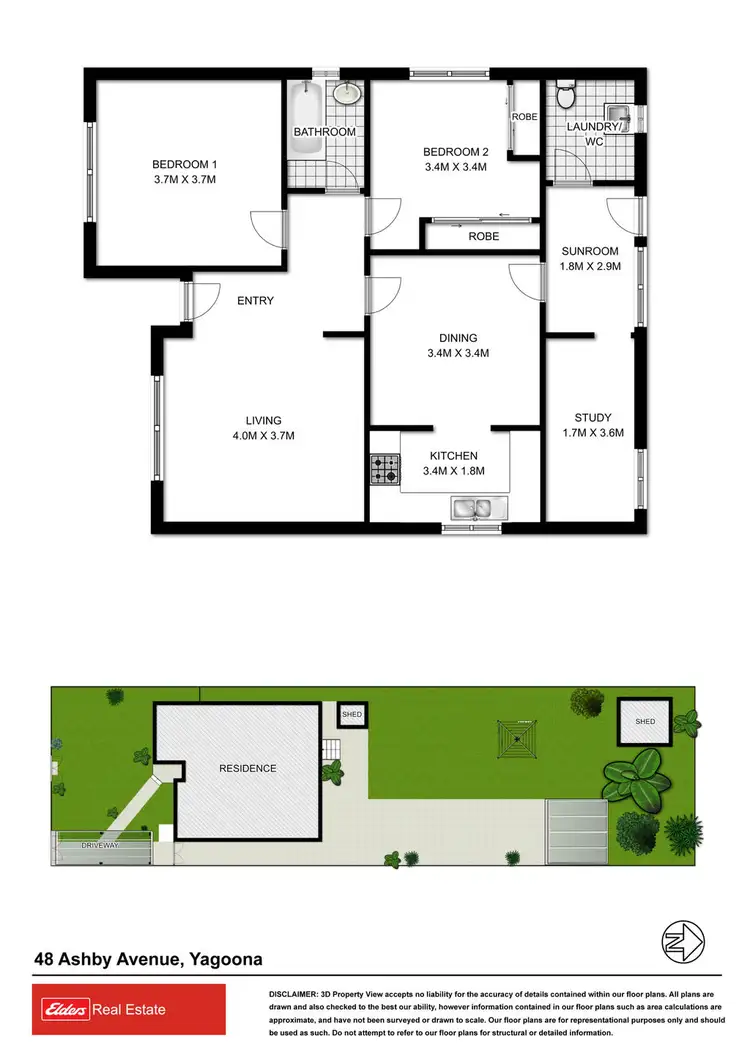 Floorplan of Homely house listing, 48 Ashby Avenue, Yagoona NSW 2199