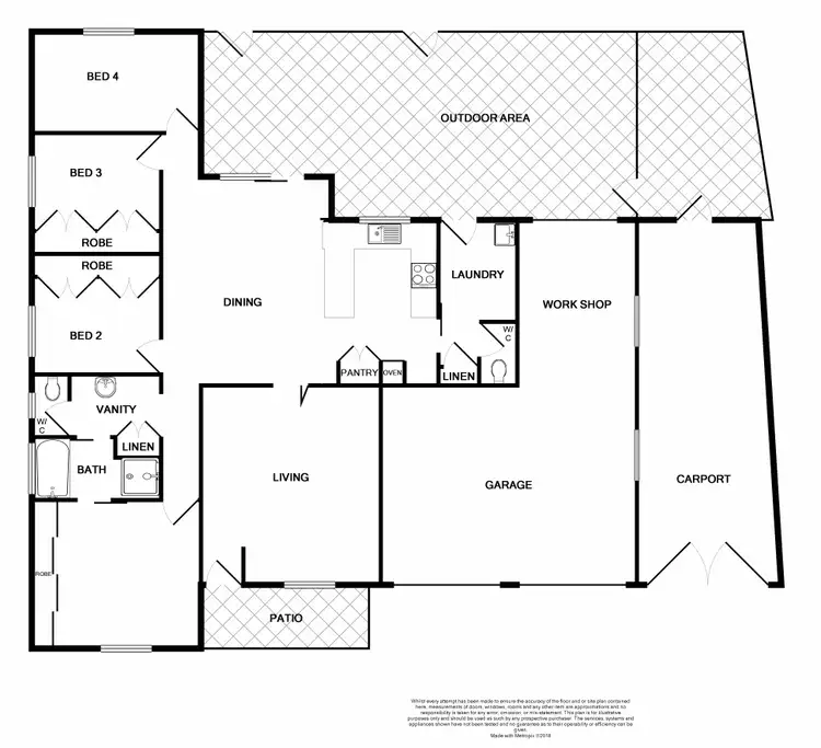 Floorplan of Homely house listing, 3 Carroll Avenue, Rutherford NSW 2320