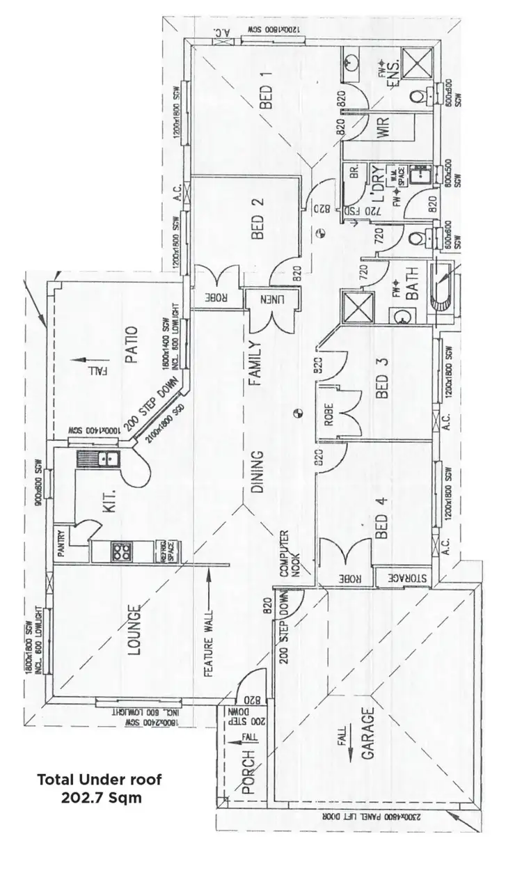 Floorplan of Homely house listing, 13 Brinkley Court, Mount Louisa QLD 4814