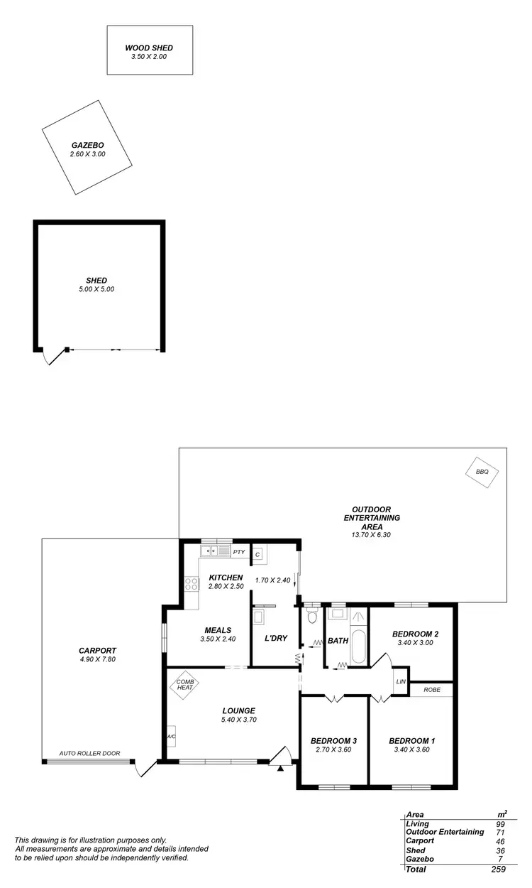 Floorplan of Homely house listing, 5 Ansbert Street, Christie Downs SA 5164