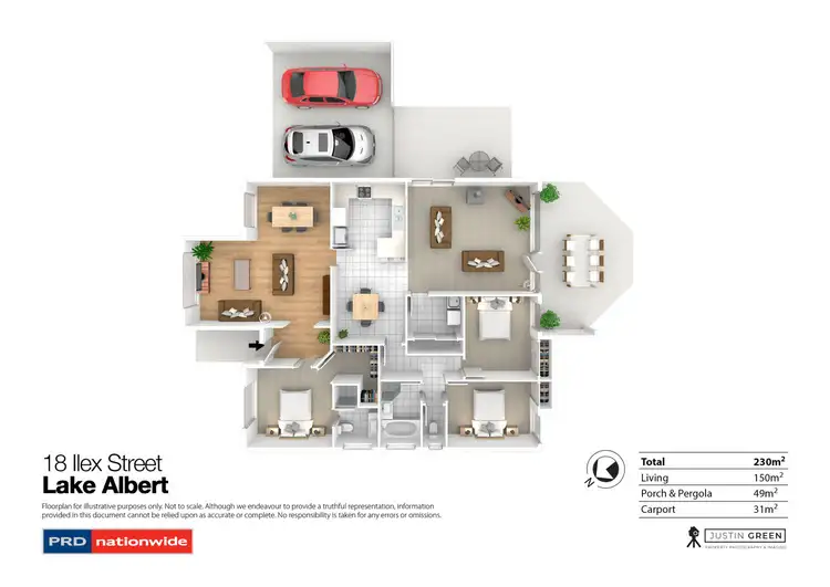 Floorplan of Homely house listing, 18 Ilex Street, Lake Albert NSW 2650