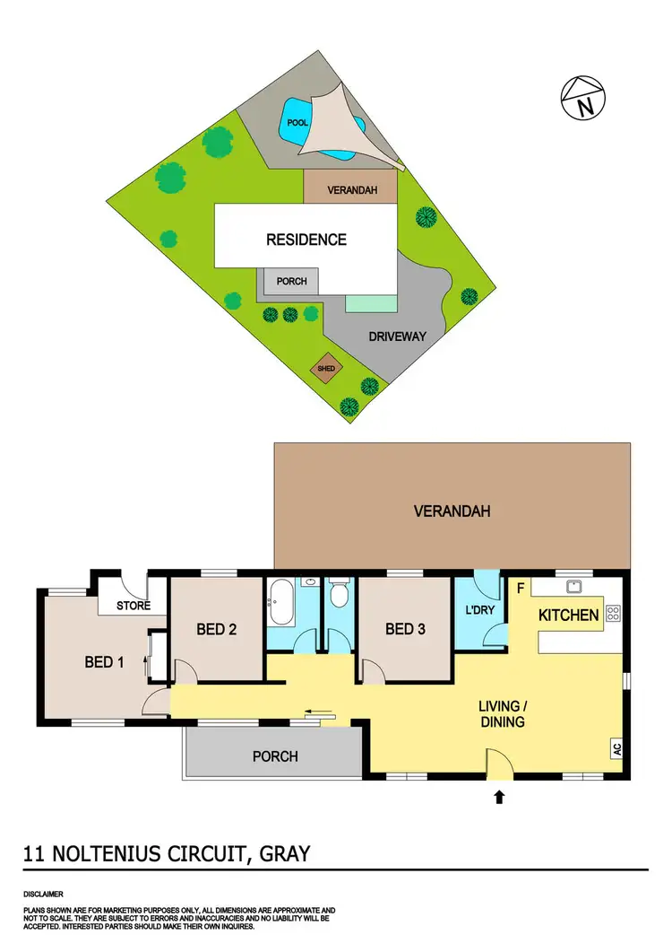 Floorplan of Homely house listing, 11 Noltenius Circuit, Gray NT 830