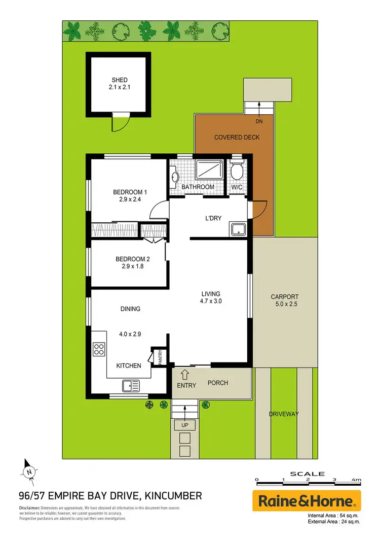 Floorplan of Homely house listing, 96/57 Nautical Village Empire Bay Drive, Kincumber NSW 2251