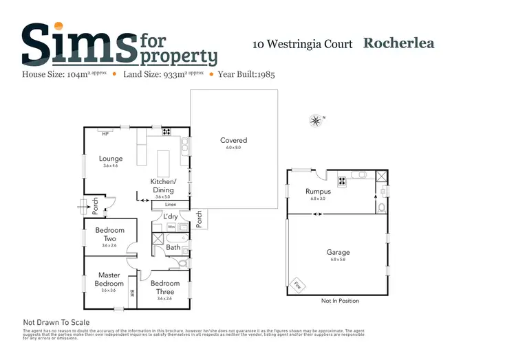 Floorplan of Homely house listing, 10 Westringia Court, Rocherlea TAS 7248
