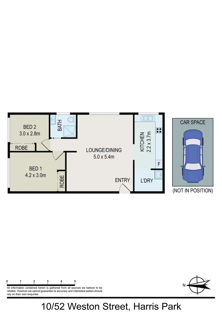 Floorplan of Homely unit listing, 10/52 Weston Street, Harris Park NSW 2150