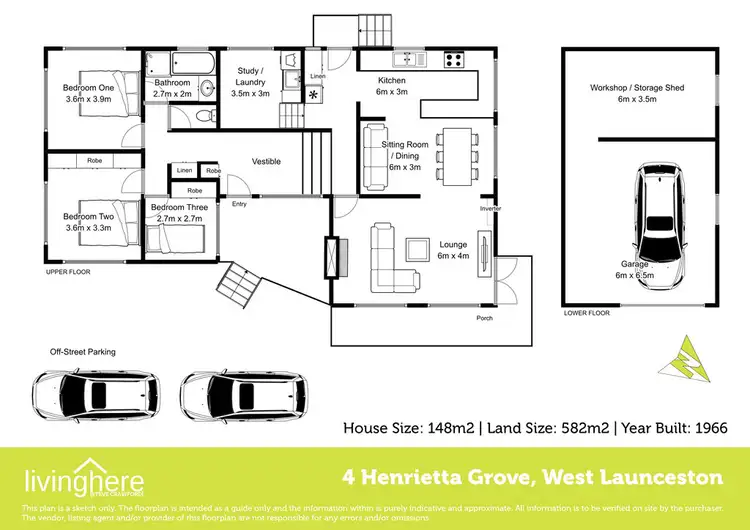 Floorplan of Homely house listing, 4 Henrietta Grove, West Launceston TAS 7250