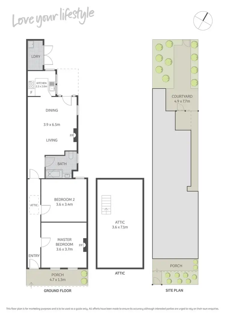 Floorplan of Homely house listing, 45 Dickson Street, Newtown NSW 2042