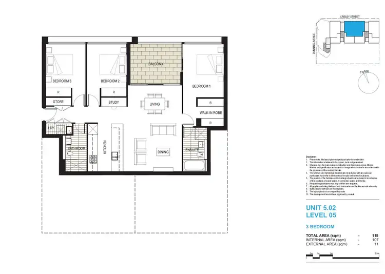 Floorplan of Homely apartment listing, 5.02/29-31 Dunning Avenue, Rosebery NSW 2018