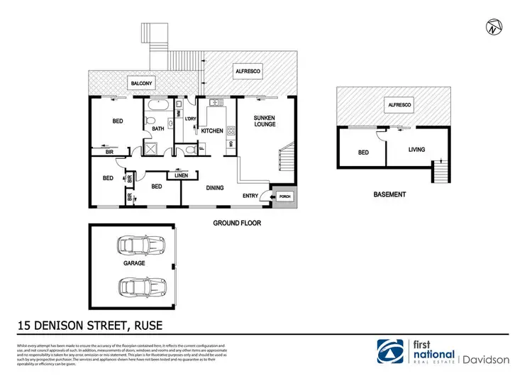 Floorplan of Homely house listing, 15 Denison Street, Ruse NSW 2560