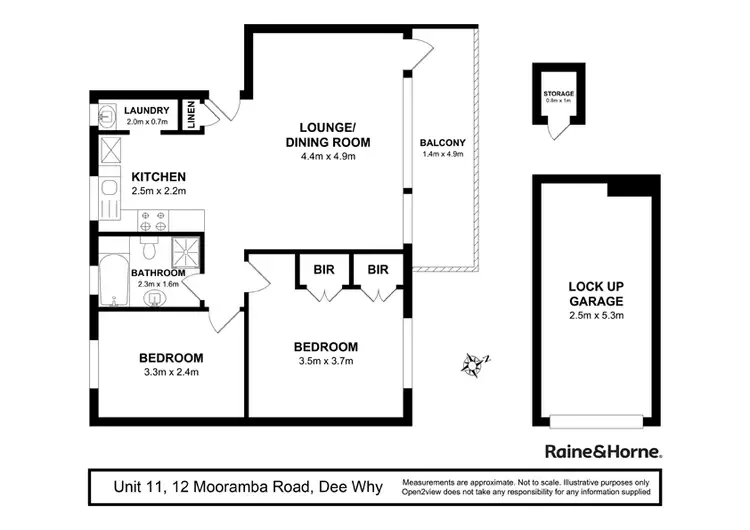 Floorplan of Homely apartment listing, 11/12 Mooramba Road, Dee Why NSW 2099