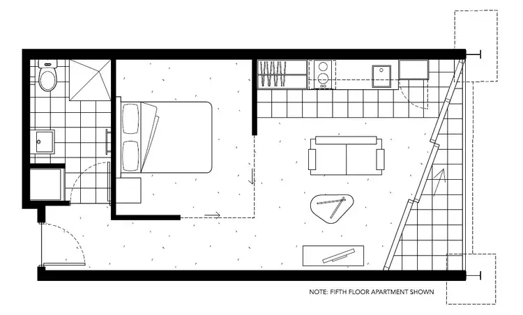 Floorplan of Homely apartment listing, 508/99 A'Beckett Street, Melbourne VIC 3000