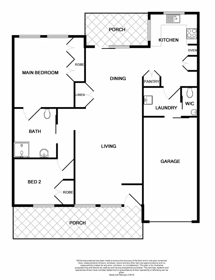 Floorplan of Homely villa listing, 35/276 Cessnock Rd, Gillieston Heights NSW 2321