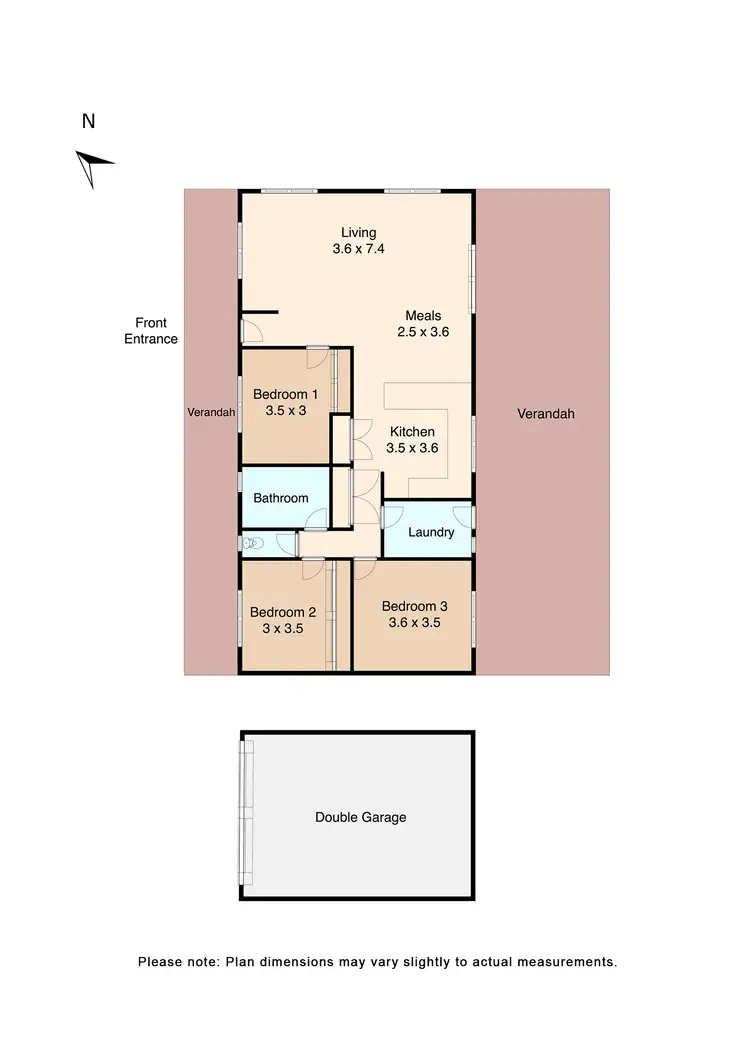 Floorplan of Homely house listing, 723 Glenelg Highway, Smythes Creek VIC 3351