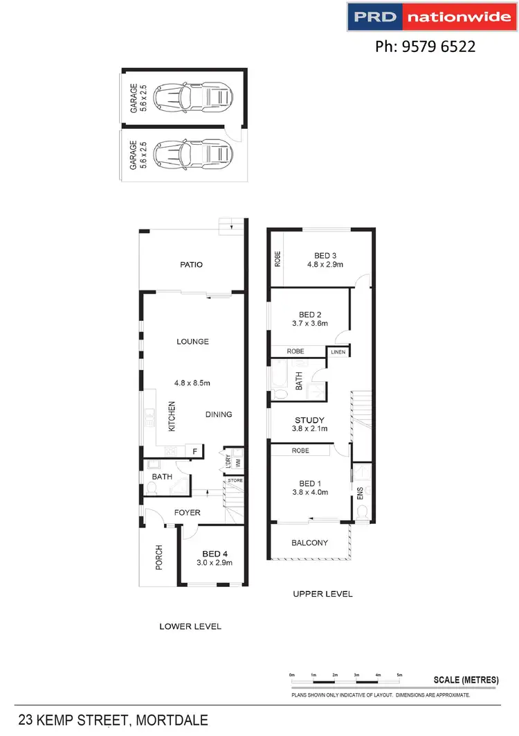 Floorplan of Homely semi-detached listing, 23 Kemp Street, Mortdale NSW 2223