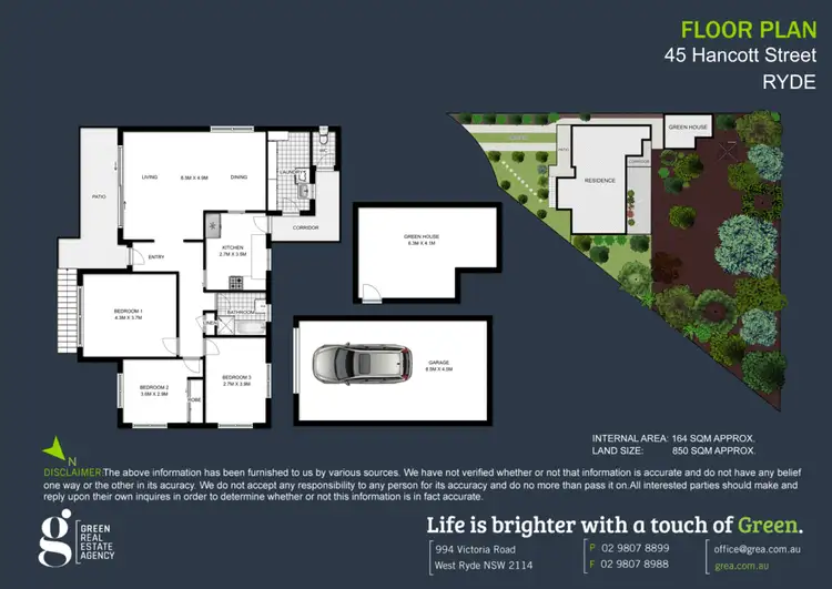 Floorplan of Homely house listing, 45 Hancott Street, Ryde NSW 2112