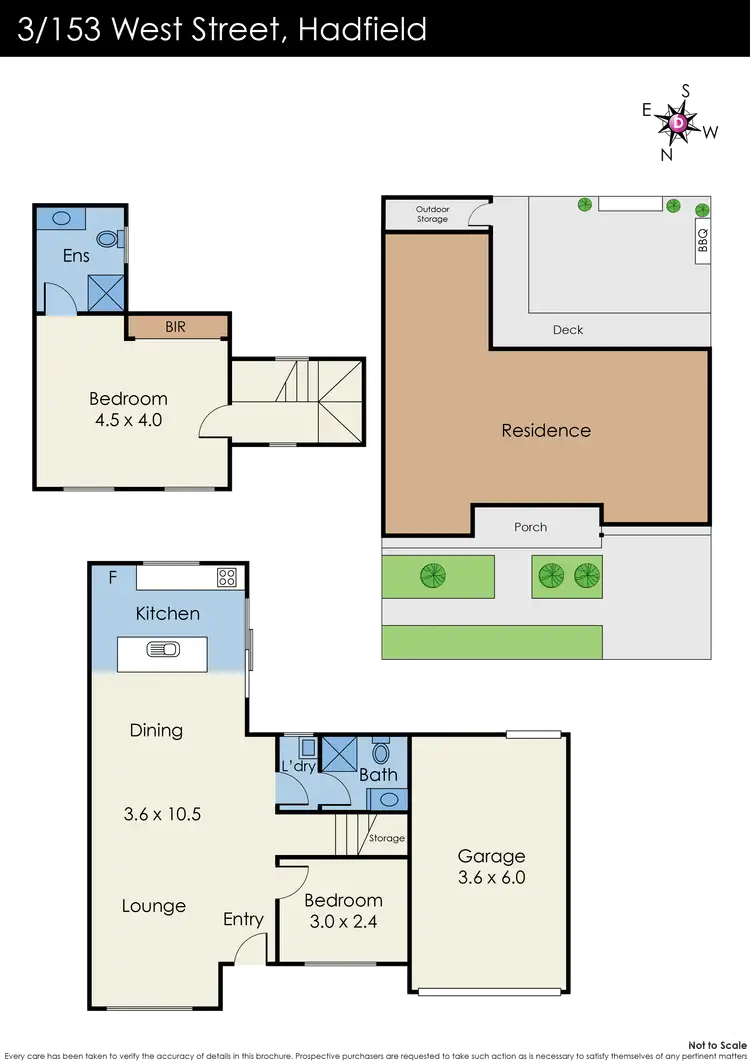Floorplan of Homely house listing, 3/153 West Street, Hadfield VIC 3046