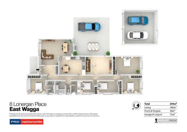 Floorplan of Homely house listing, 8 Lonergan Place, Wagga Wagga NSW 2650