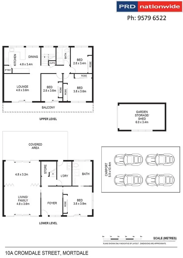 Floorplan of Homely house listing, 10A Cromdale Street, Mortdale NSW 2223