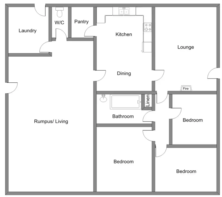 Floorplan of Homely house listing, 21 Third Street, Wolseley SA 5269