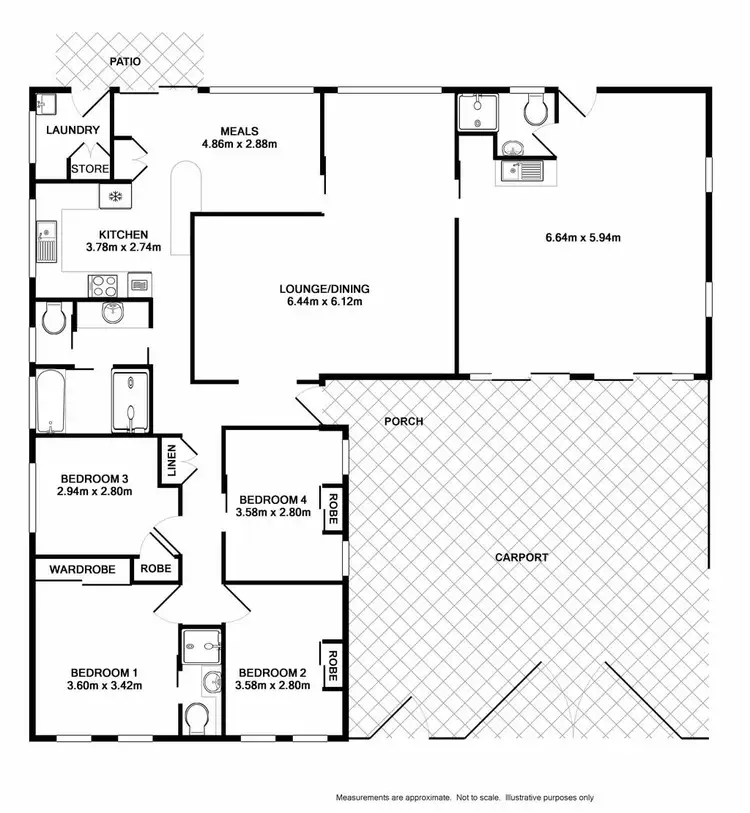 Floorplan of Homely house listing, 34 Goulburn Street, Ruse NSW 2560
