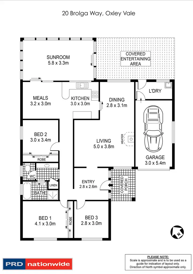 Floorplan of Homely house listing, 20 Brolga Way, Tamworth NSW 2340