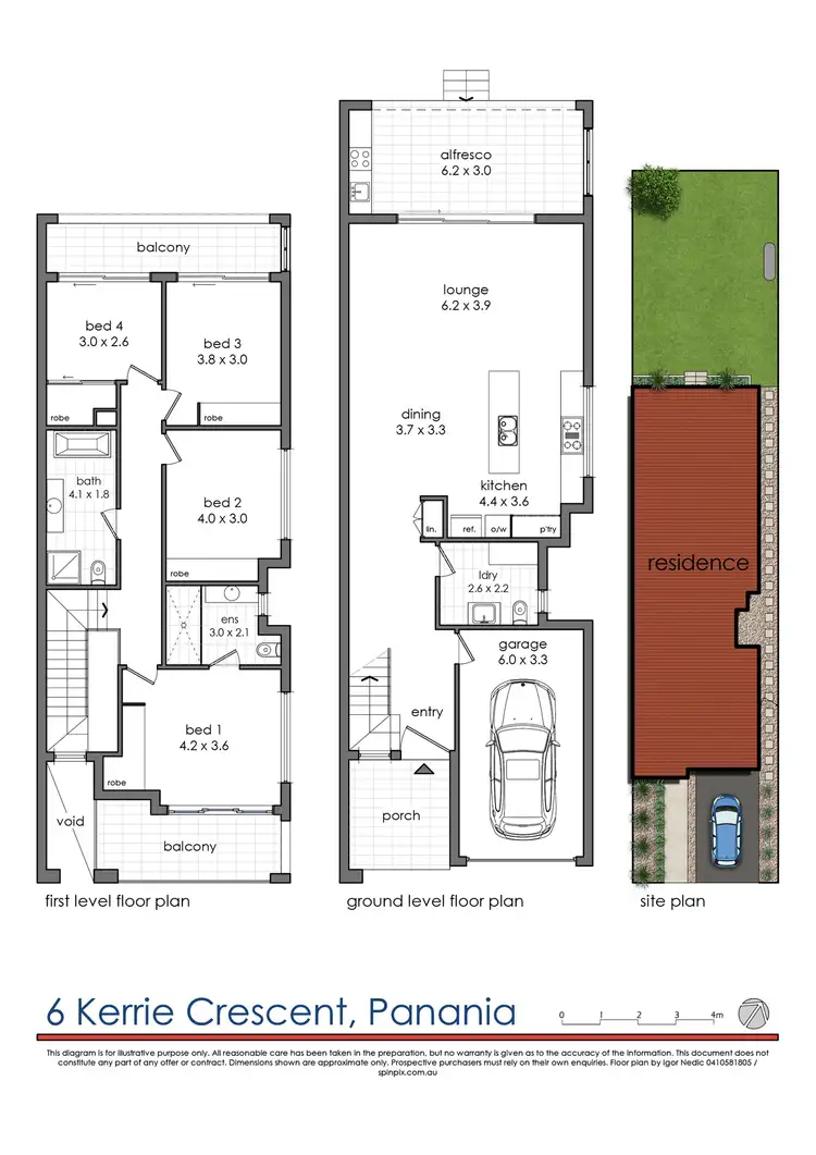 Floorplan of Homely house listing, 6 Kerrie Crescent, Panania NSW 2213