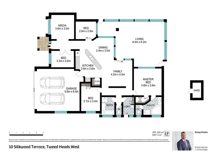 Floorplan of Homely house listing, 10 Silkwood Terrace, Tweed Heads West NSW 2485