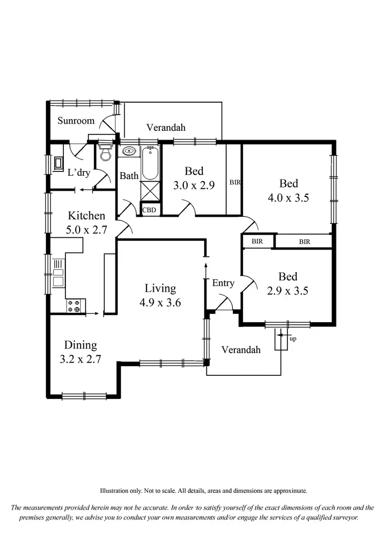 Floorplan of Homely house listing, 144 Cameron Parade, Bundoora VIC 3083