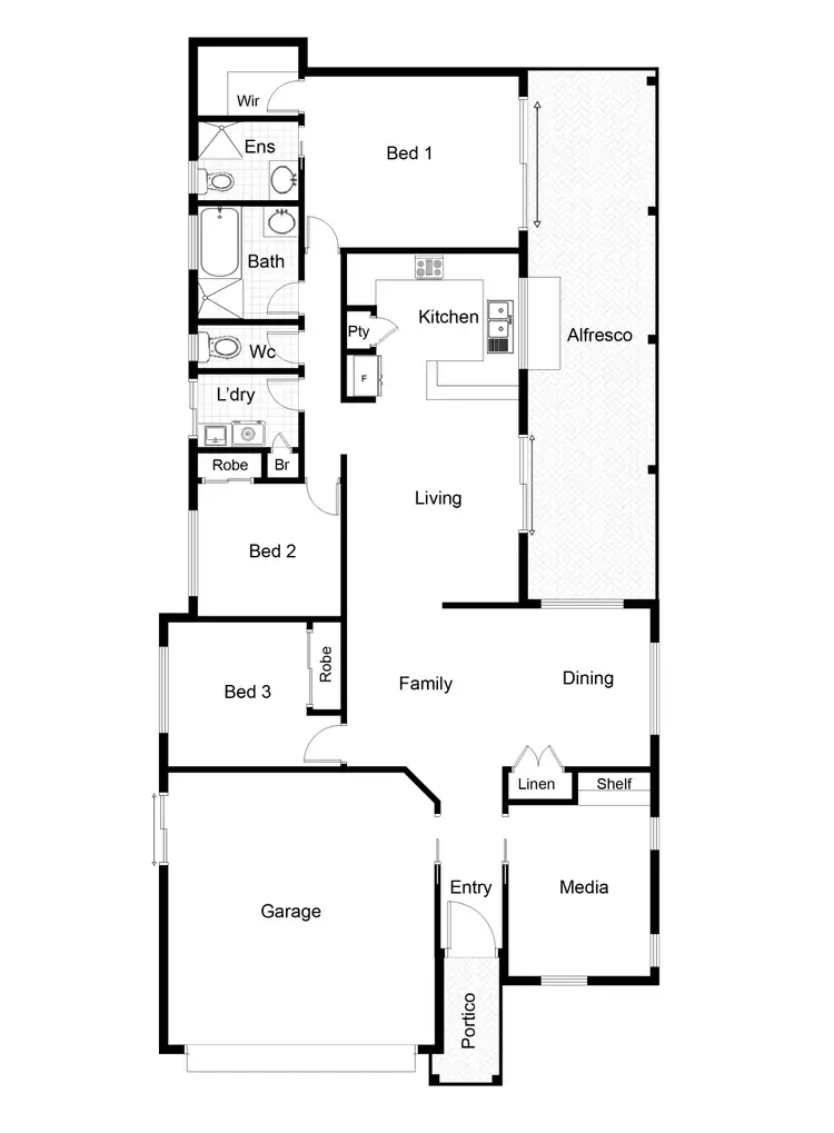 Floorplan of Homely house listing, 5 Lamington Place, Sippy Downs QLD 4556